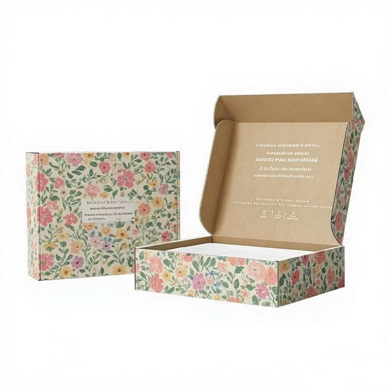 Free Sample Custom logo pink Color Cosmetic Corrugated Packaging Mailer ...