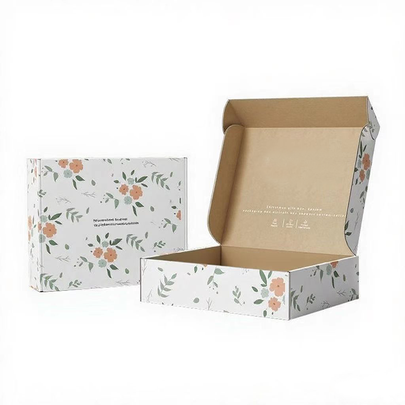 Free Sample Custom logo pink Color Cosmetic Corrugated Packaging Mailer ...