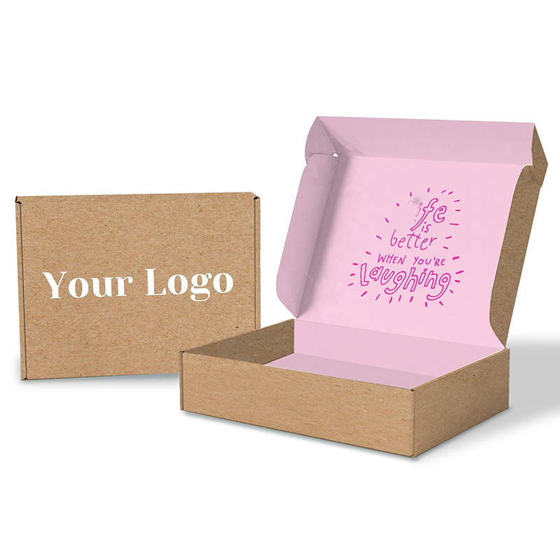 Wholesale Custom Logo Corrugated Mailing Boxes Personalized Kraft ...